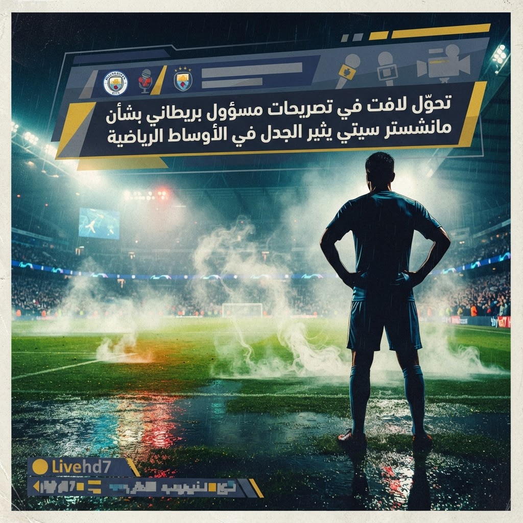 شعار ورمزية نادي مانشستر سيتي في أجواء إعلامية مرتبطة بتصريحات حول النادي